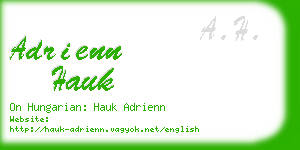 adrienn hauk business card